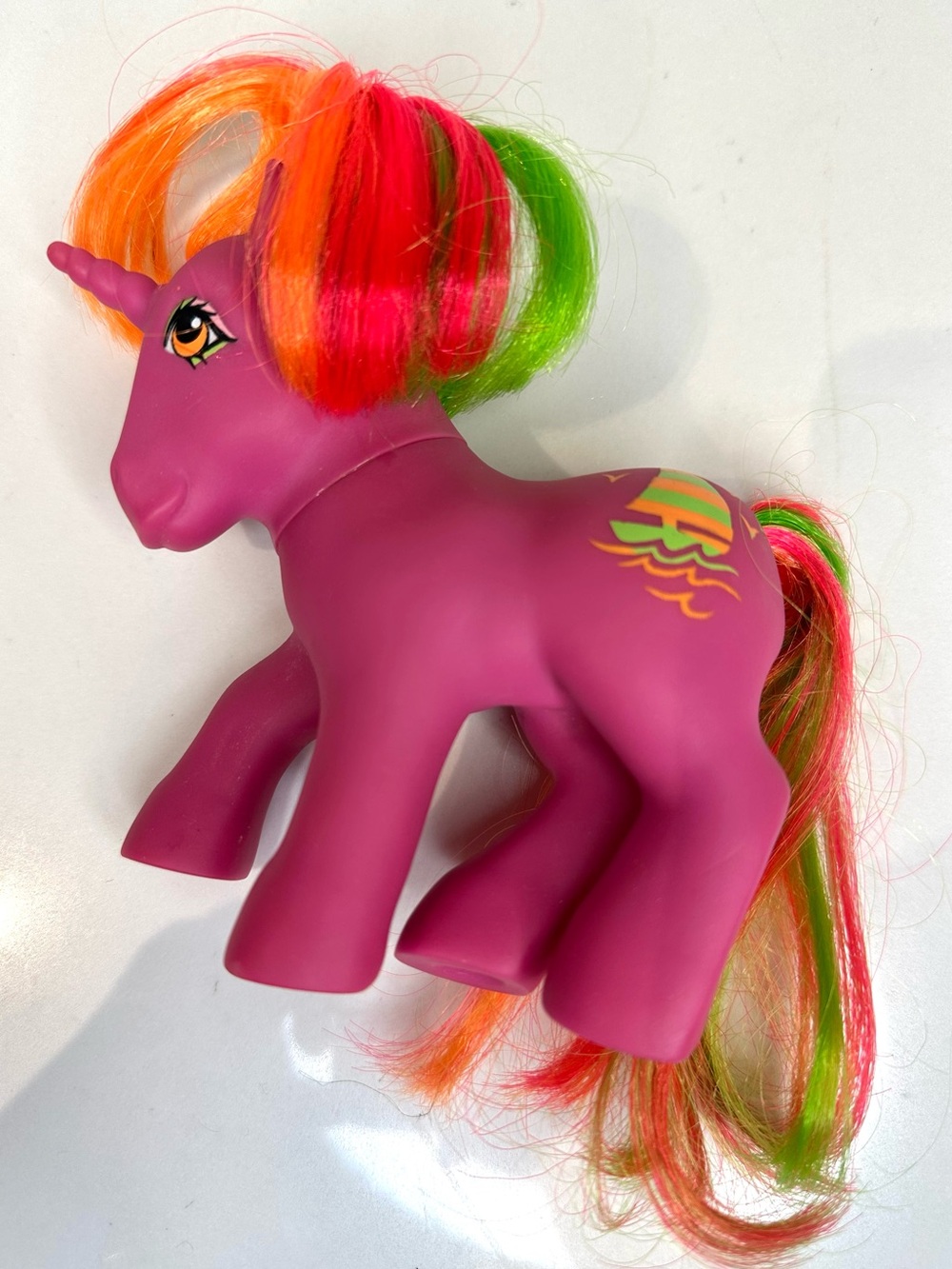 VINTAGE 1985 My Little Pony G1 HULA HULA Tropical Ponies Unicorn Sailboat MLP